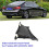 1Pair Front  Side Inside Air Duct 51747347375/51747347376 for  7 Series G11 G12 15-19 Air Channel Side Panel 6