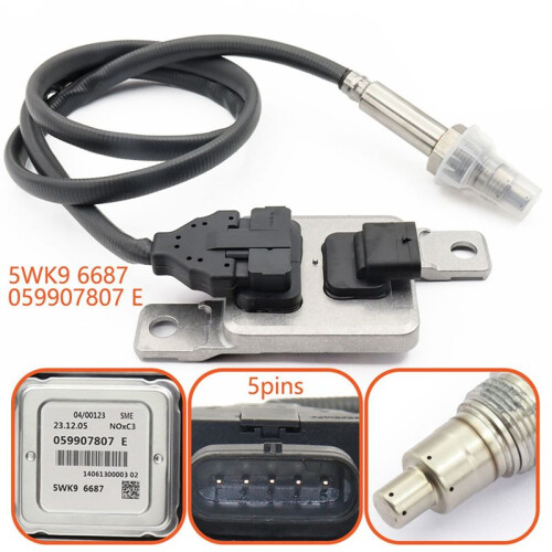 059907807E Car Nox Nitrogen Oxygen Sensor for    Q7  TDI 2009-2016 5WK96687 1