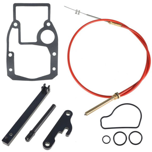 Lower Shift Cable Assembly Kit for OMC  Sterndrive 1986-1993 Replace 987661 21715 27-00475 1