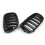 Gloss Black Dual  Front Bumper Kidney Grille Replacement for  3 Series E46 2-Door 2003-2005 6
