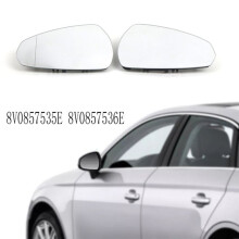 Car Side Mirrors Lens Rearview Mirror Glass with Heating for A3 2014-2020 8V0857535E 8V0857536E