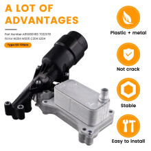 A6511801165 70321178 Oil Filter Assembly for - W204 W205 C204 S204 Oil Filter Housing