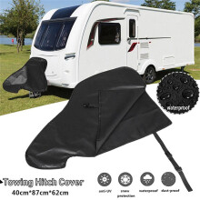 Universal Caravan Hitch Cover, Waterproof Tow Hitch Cover, Tongue Jack Cover,Trailer Towing Lock Covers