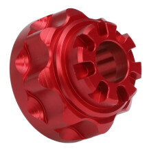 Custodia del differenziale in alluminio rosso per auto RC 1/10.