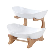 Obsttablett-Gestelle, Tischteller, Essgeschirr, Küche, Obstschale, Unterteilt, Süßigkeiten-/Kuchentabletts, Geschirr, Geschirr A