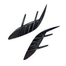 Auto-Accessoires Sticker Achterbumper Zijventilatie Spoiler Canard Covers voor  Stinger 2018-2023 Zwart