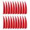 20 pièces flèches à plumes rouges de 4 pouces 3