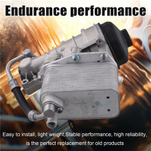 New Aluminum Engine Oil Filter Housing 30777914 for XC60 S60 3.0 2014-Oil Filter Oil Radiator Cooler