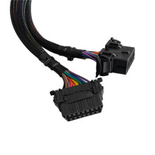 16pin OBD2 Male to Dual Female Converted Cable OBD2 Y-Cable Car Diagnostic Auto Tool OBD2 Auto Tool Connector