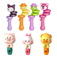 7PCS Whistle Children Gifts Rotate Toy Fun Toy for Outdoor Activities