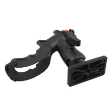 Boat Fishing Frame Rectangular Base Kayak Accessories Fishing Rod Stand Rotate Adjustable Fishing Rod Stand