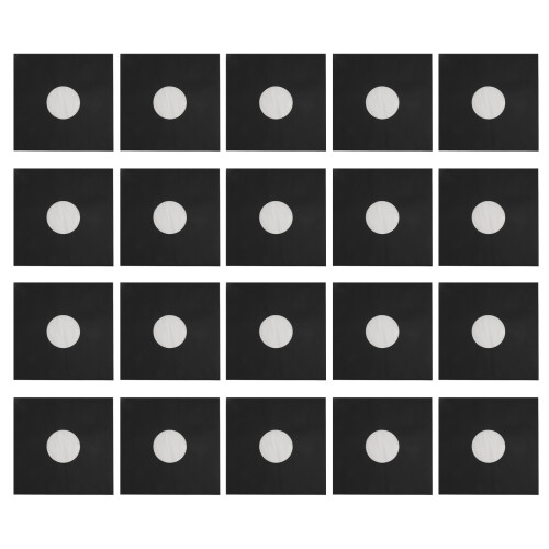12in Record Kraft Paper Sleeves 20pcs Protective Storage Matte Black 2