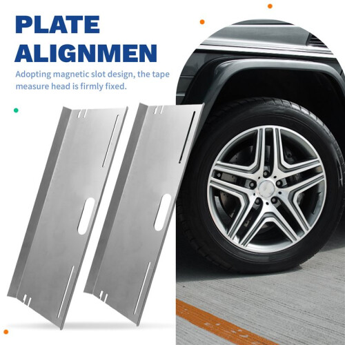 Wheel Alignment Tool Wheel Alignment Plate Toe Angle Measurement Tool Plate Alignment Rods and Slots Accessories 2