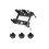 5G0998561 Car ACC Adaptive Cruise Control Module Sensor Bracket Black Sensor Bracket for A3 4