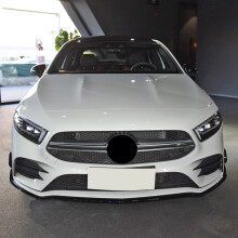 1Pair Front Bumper Outer Side Splitter Canard Trim for - A Class W177 A180 A200 A220 A250 for AMG 2019+ B