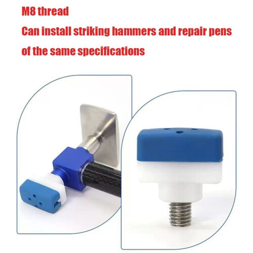 Car Dent Repair Tool Leveling Hammer Replaceable  Dent Pit Repair Free Sheet Metal  M8 Thread Interface 1