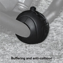 MOTOWOLF Motorcycle 25mm Engine Guard Fall Prevention  Protected Block Crash Bar Bumper Protector Decorative Black