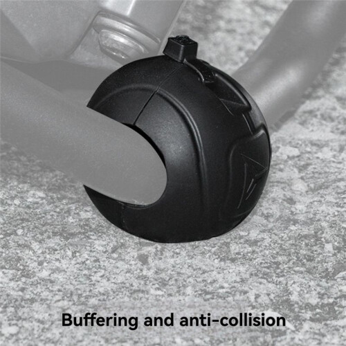 MOTOWOLF Motorcycle 25mm Engine Guard Fall Prevention  Protected Block Crash Bar Bumper Protector Decorative Black