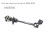 19256702 Steering Column Intermediate Shaft Gear Coupling for  H3 2006-2010  H3T 2009-2010 5