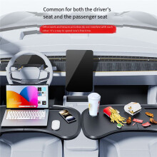 Car Steering Wheel Laptop Tray Food Desk Portable Office Table Foldable Dining-Table Car Accessories