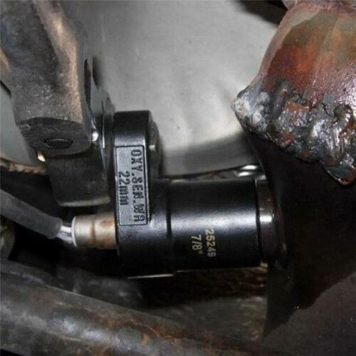 CR-V Steel 7/8 22mm Oxygen Sensor Sleeve 3/8 Drive Oxygen Sensor Removal Tool Sensor Socket Quick Disassembly 2