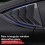 Car Rear Shutter Window Cover for  Model Y Rear Triangular Louver Decoration Cover Accessories Gloss Black 5