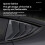 Car Rear Shutter Window Cover for  Model Y Rear Triangular Louver Decoration Cover Accessories Gloss Black 10