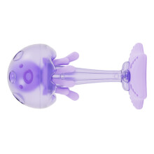 Baby-Licht-Jellyfish-Beißspielzeug, Silikon, Raschelgeräusch, Lila