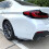 For - 5 Series G30 M-Tech 525I 530I 540I 2017+ Rear Bumper Lip Angle Diffuser Splitter Spoiler Protector Bright Black 5