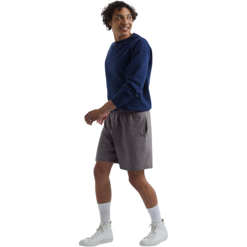 Hanes Men Jersey Pocket Short (L) Charcoal Heather 2