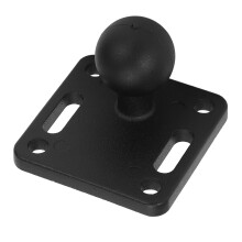 Boat Kayak Car 1 Inch Rubber Ball Mount Base Aluminum Alloy Adapter