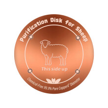 Disque en cuivre pour bain d'oiseaux efficace, outil de-mouton