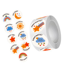 500Pcs Cartoon Motivational Sticker Classroom Encouragement