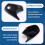 Car Carbon Fiber Pattern Rearview Mirror Cover Side Mirror Case Trim for  1 3 Series E87 E88 E90 E91 6