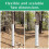6 PCS Tree Trunk Protector, Plastic Spiral Tree Guard-Tree Bark Protector Tube Wraps to Protect Saplings Plants 6