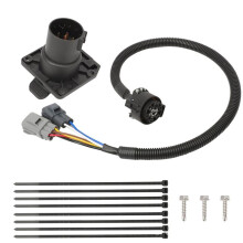7 Way RV Blade Trailer Wiring Trailer Wiring Harness 56443 for F-250 F-350 F-450 F-550 F-650 2020-2024