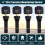 4 St 6600129664 TPMS Däcktryckssensor 433 MHz för  Atlas Pro BelGee/Coolray Okavango 2