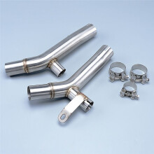 GSXR1300 Edelstahl-Schalldämpfer, Auspuff, Mittelverbindungsrohr für GSX1300R GSX 1300R 1300 R 2008-2020