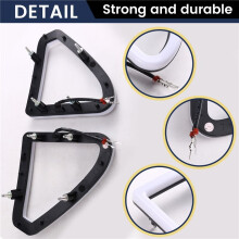 For Mustang 2015 2016 2017 Front Grille Hood Bumper White Led DRL Daytime Running Lights