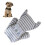 Hundepyjama Welpen-Jumpsuit Grau Größe M Polyester 6