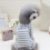 Hundepyjama Welpen-Jumpsuit Grau Größe M Polyester 5