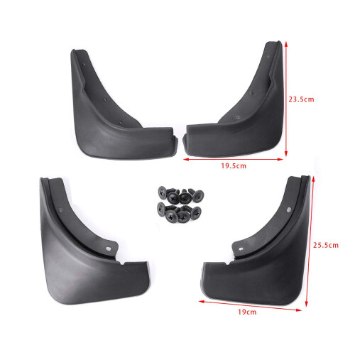 Mud Guards Mud Flaps For-  B7 2011-201 European  Full Protection  Guards 4Pcs Mudguard 2
