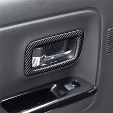 Car Carbon Fiber Inner Door Handle Cover for Spacia 2017-2022 Door Bowl Handle Trim Frame Sticker