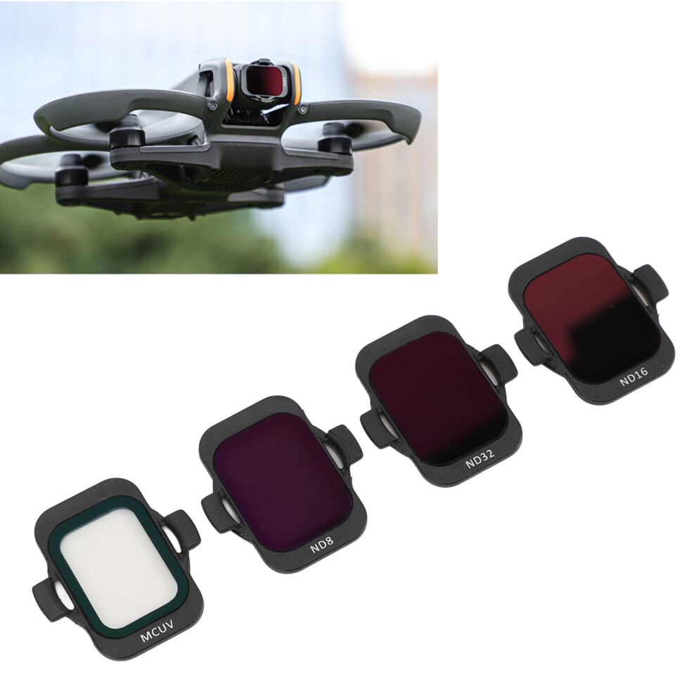 Drone Camera Filter Kit For Avata 2, Nd8/16/32 & Mcuv Optical Glass 4691385407469