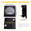 Universal 140mm Diameter Truck Speedometer Odometer 0-125km/H with Backlight 9-36V 5