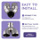 Car Bent Dual Exhaust Tip Bolt- Slant Cut Tailpipe Muffler Tip Universal Car Tailpipe Modification 4
