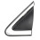 Car Side Mirror Corner Triangle Garnish Panel Window Triangle Plate 96318-3RA0A 96319-3RA0A for  Sylphy 2012-2018 3