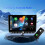 Android 15 Universal 10 Polegadas Rádio Estéreo Automotivo Sem Fio Carplay Android Auto Multimídia Player WIFI FM Navegação 4