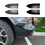 For  X5 G05 M Sport 2019-2023 Rear Bumper Lip Angle Diffuser Splitter Spoiler Protector Gloss Black 1