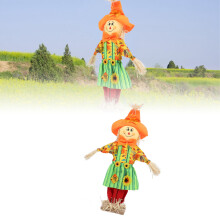 Épouvantail décoratif de jardin d'automne, debout, 60 cm